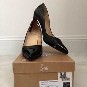 Christian Louboutin Duvette black and patent